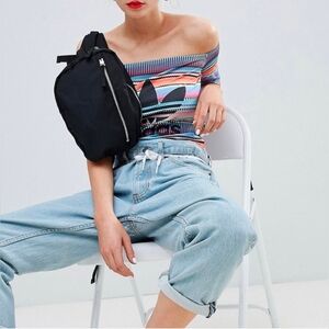 ADIDAS ORIGINALS X Farm Off Shoulder Multi Striped Top - Multi Small